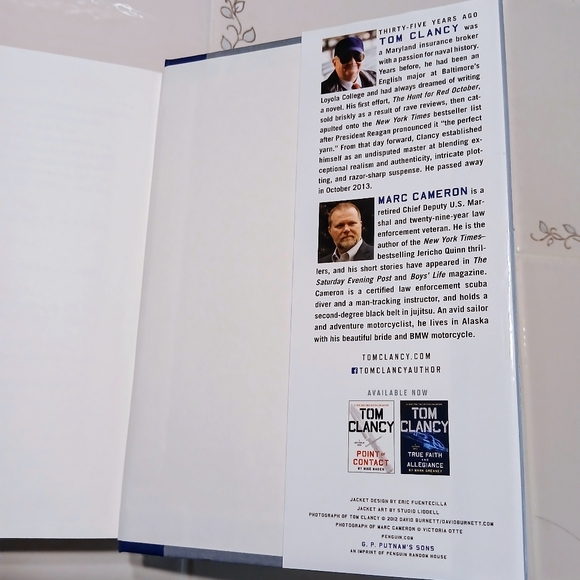 Tom Clancy-Power and Empire by Mark Cameron 1st Print HB DJ 2017 Jack Ryan Novel - Picture 3 of 6